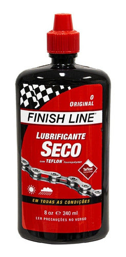 Lubrificante Corrente De Bike Finish Line Seco Teflon 240ml