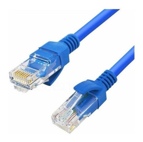 Cabo De Rede Rj45 3mt Cat5e Azul Alta Velocidade Le-302