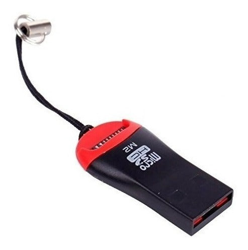 Adaptador Leitor De Cartão De Memória Sd Usb 2.0 Mb74048