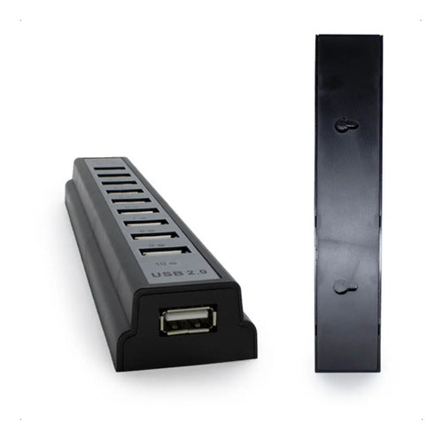 Adaptador 10 Portas Hub Extensor Ampliador Usb Hb-t69 Knup