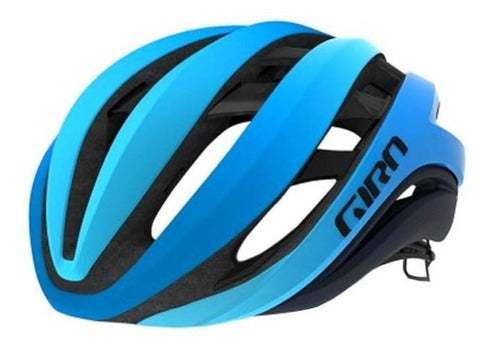 Capacete Ciclismo Giro Aether Mips Azul Fosco Tamanho G