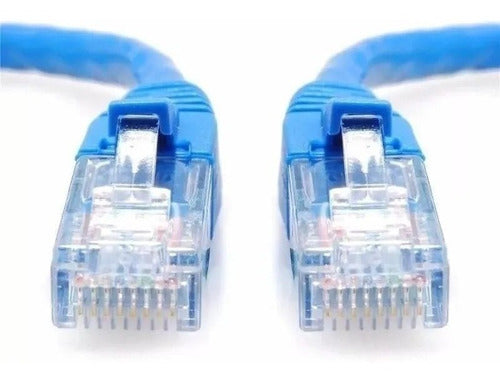 Cabo De Rede 20 Metros Rj45 Internet Lan Azul