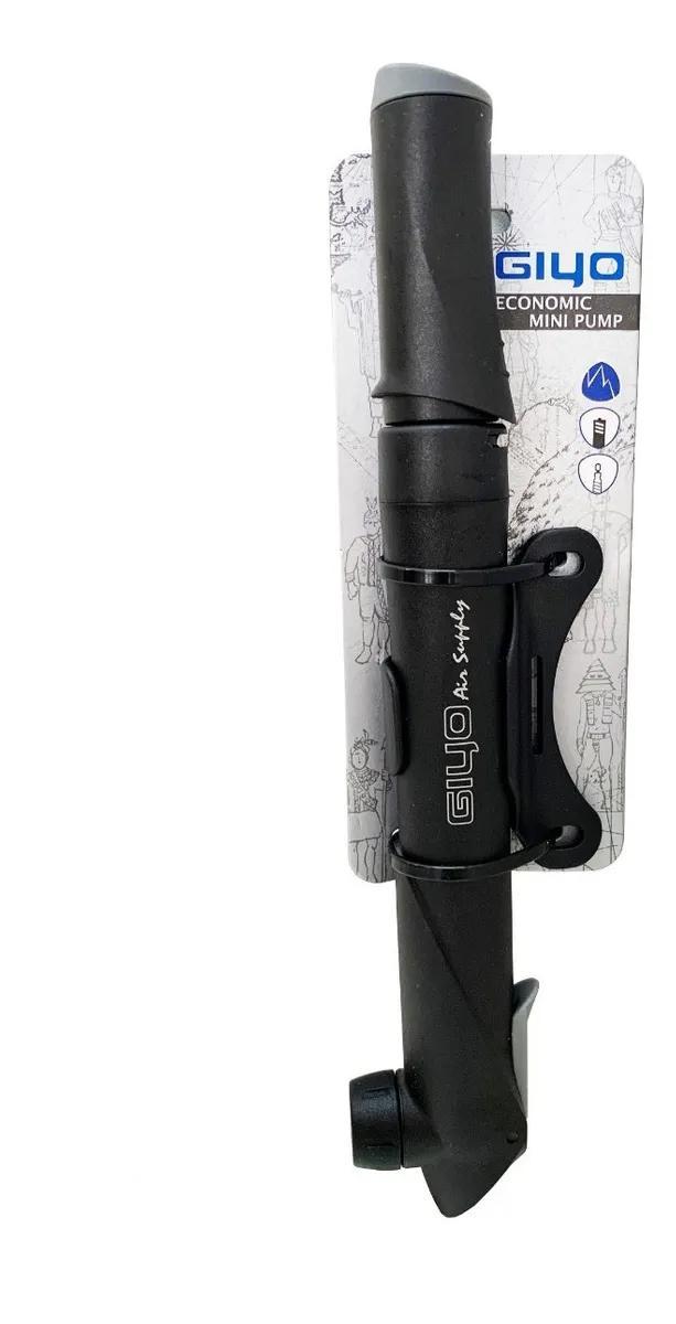 Bomba De Ar P/bicicleta Mini Pump Gp47l Giyo Schrader/presta - Cor Preto