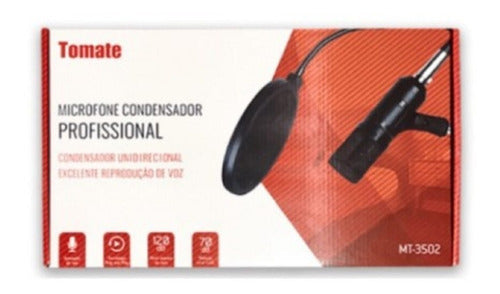 Microfone Condensador Podcast Lives Profissional Mt-3502