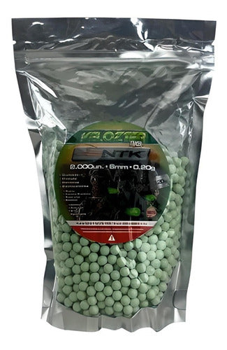 Munição Bbs Para Airsoft Velozter Tracer Fluorescente 0,20g