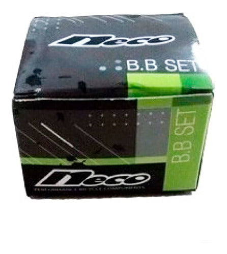 Jogo Centro 45 Mm Para Bicicleta Preto Neco 1/4x10