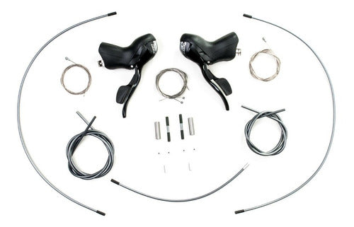 Alavanca Passador Sunrace St Shifter Brake Str81 Para 3X8V