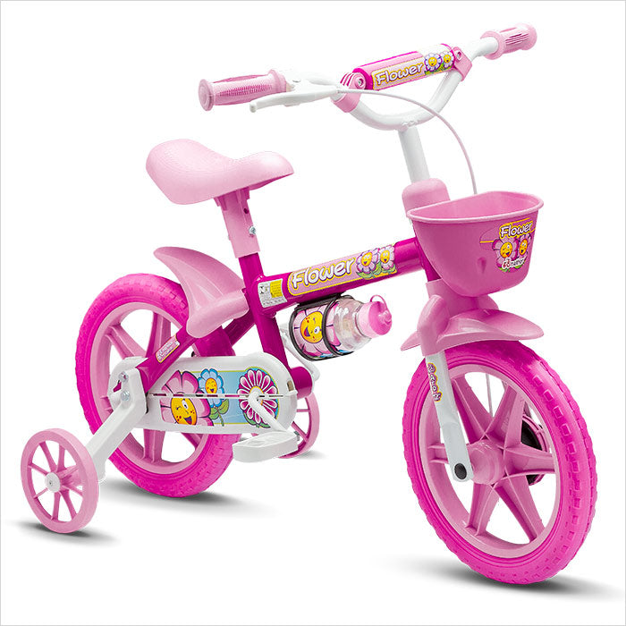 Bicicleta Infantil Nathor Aro 12 Flower