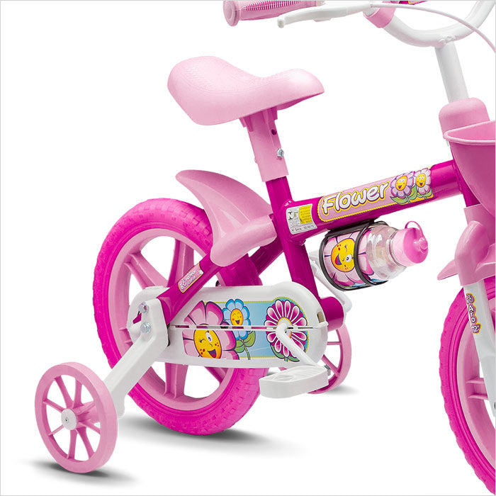 Bicicleta Infantil Nathor Aro 12 Flower