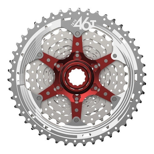 Cassete K7 Sunrace Mx3 10V 11X46 Dentes 11-46 Cog 11/46 Bike