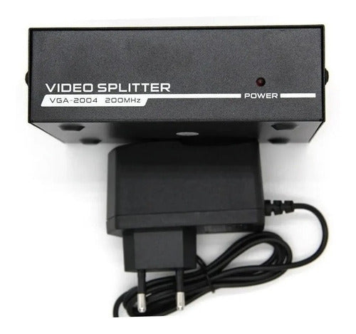 Splitter Divisor De Sinal Distribuidor Video Vga 1x4 Lt-2004