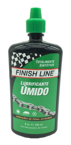 Óleo Lubrificante De Corrente Finish Line Wet Úmido 240ml Nf