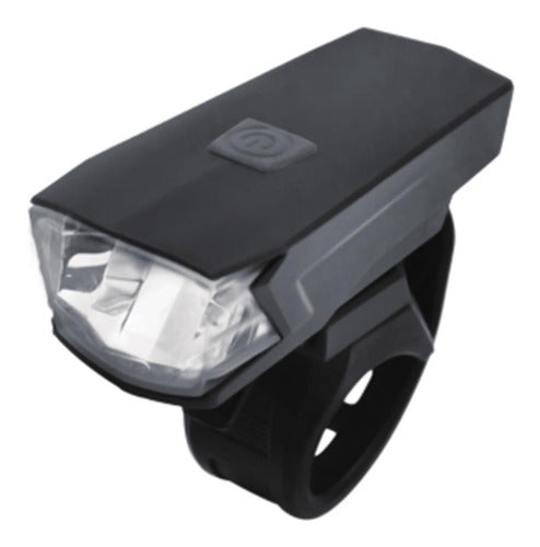 Farol Absolute Jy-7059 Preto 1 Led 7 Horas Prova De Chuva