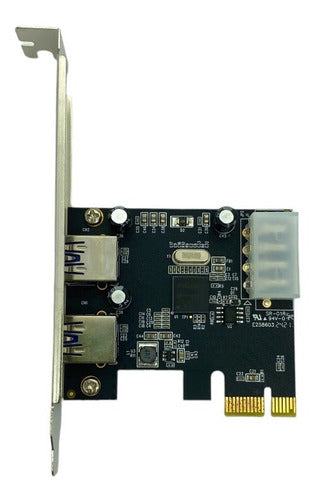 Placa Pci-e Usb 3.0 2porta Transferência Dados 5gbps Kp-t106