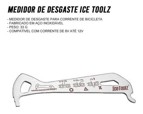 Medidor De Desgaste Corrente Bike Ice Toolz 62c3 Promoção