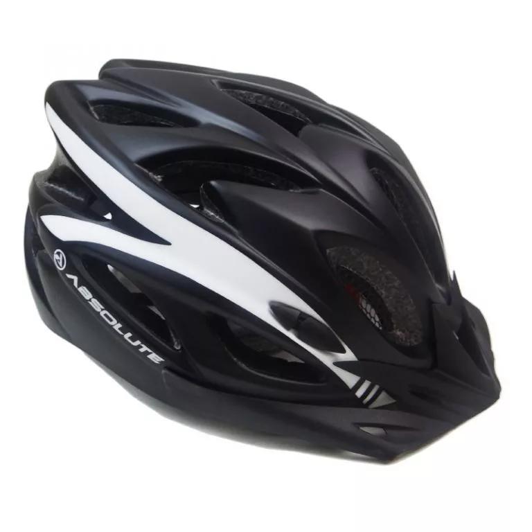 Capacete Absolute Sinalizador Led Ciclismo Bike Nero Preto G