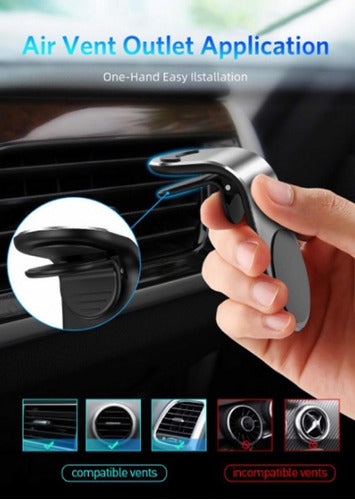 Suporte Celular 360 Automotivo Magnético Imã Veicular Carro