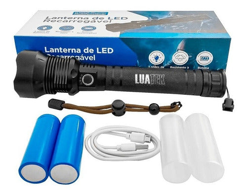 Lanterna De Led Recarregavél Lt-p70 Duração Ultraligth Pro