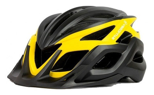 Capacete Ciclismo Absolute Wild Flash Com Led Pto E Ama Flu