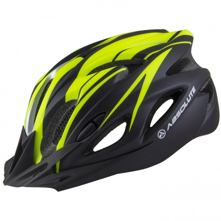 Capacete Bicicleta Absolute Nero Wt012 Preto/Neon Tam G