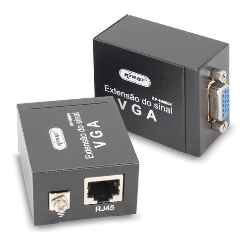 Extensor Vga 60 Metros Via Rede Utp Rj45 Cat5ecat6e Kp-hm004