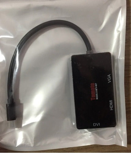 Cabo Mini Displayport Para Vga Hdmi Dvi Tomate