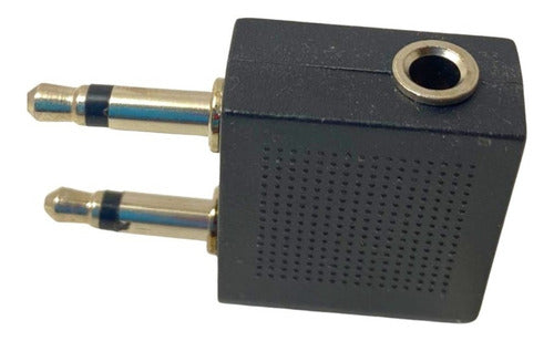 Adaptador De Áudio Original P2 Fêmea Para Dois P2 Macho