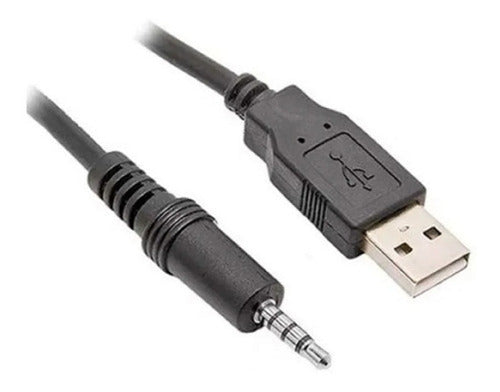 Cabo Auxiliar P2 + Usb Macho Som Autorádio Mp3 / Mp4 1,5m