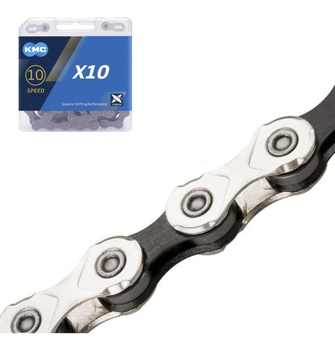 Corrente Kmc X10 10v 116l Shimano Sram Mtb Speed