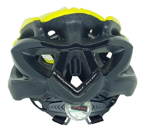 Capacete Ciclismo Bike Absolute Wild Led Amarelo/Preto M/G