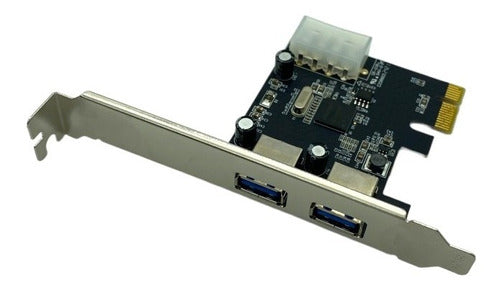 Placa Pci-e Usb 3.0 2porta Transferência Dados 5gbps Kp-t106