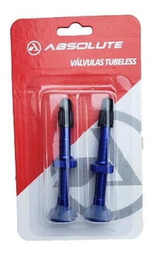 Par Válvulas Bicos Tubeless Presta Alumínio 48mm