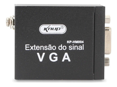 Extensor Vga 60 Metros Via Rede Utp Rj45 Cat5ecat6e Kp-hm004