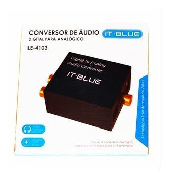 Conversor De Audio Digital Para Analogico Itblue Le-4103