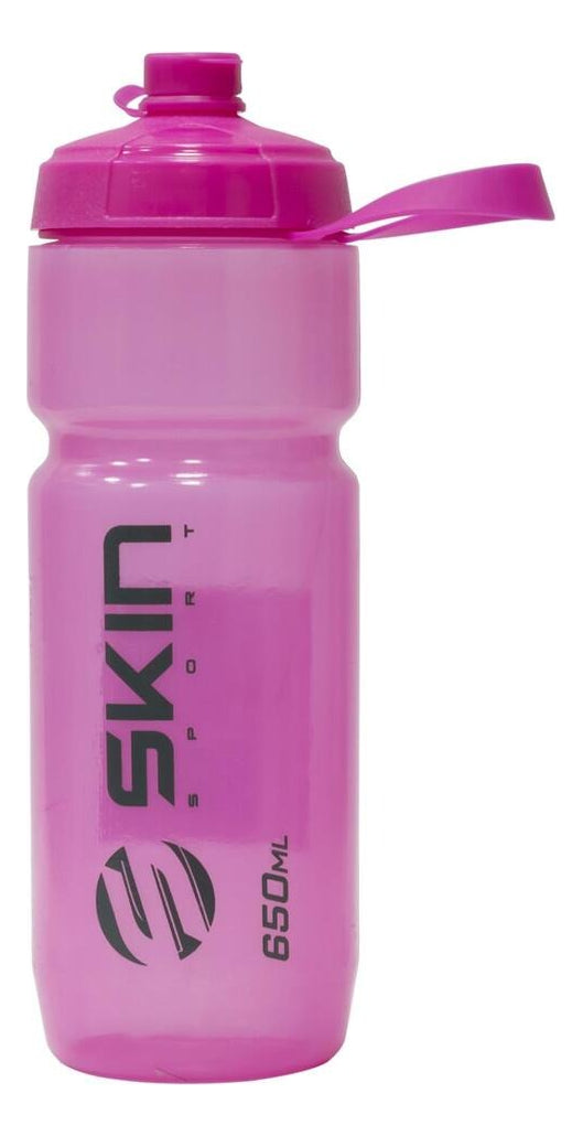 Garrafa Para Bike Isotérmica Skin Pro Automática 650ml Rosa