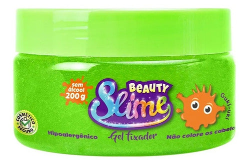 Beauty Slime Gel Para Cabelos 200g - Verde Neon