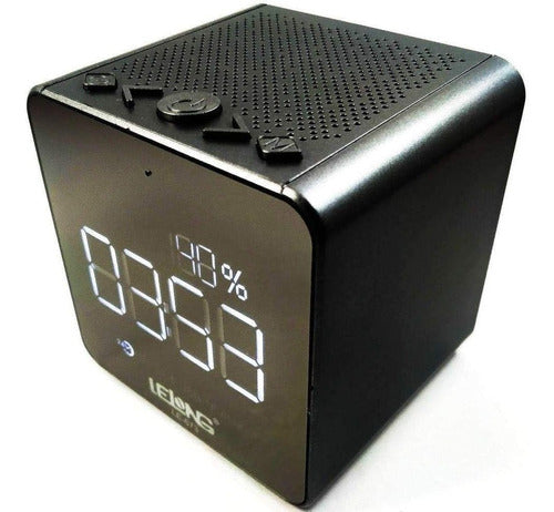 Rádio Relógio Despertador Digital Com Fm Bluetooth Le-673