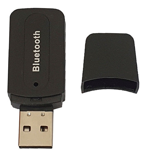 Adaptador Receptor Bluetooth Usb P2 Musica Carro Som Spotify