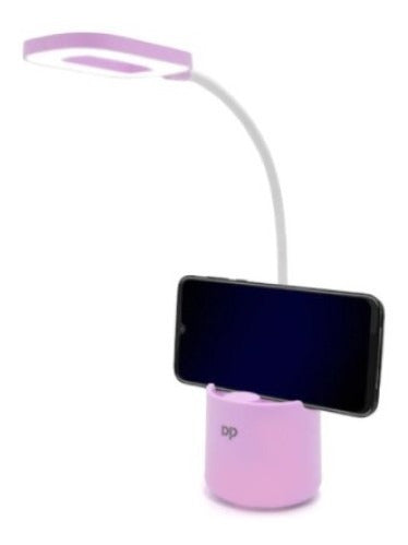 Luminaria Abajur Touch Sem Fio Haste Flexivel Dp-6046