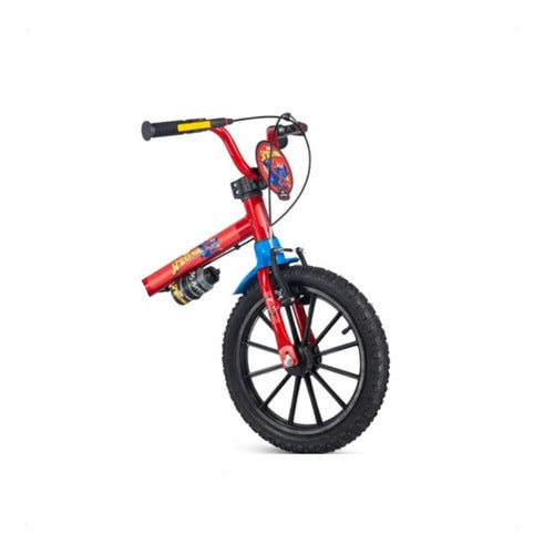 Bicicleta Infantil Aro 16 Com Rodinhas Spider Man Nathor