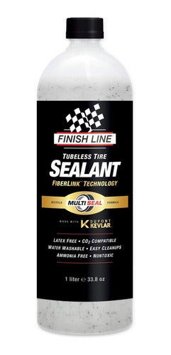 Líquido Selante Finish Line 1 Litro Dupont Kevlar 6mm Bike