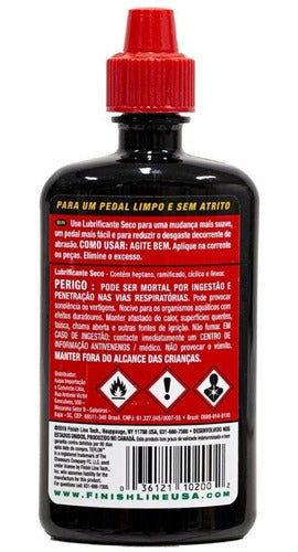 Óleo Lubrificante Finish Line Dry Teflon Seco 120ml