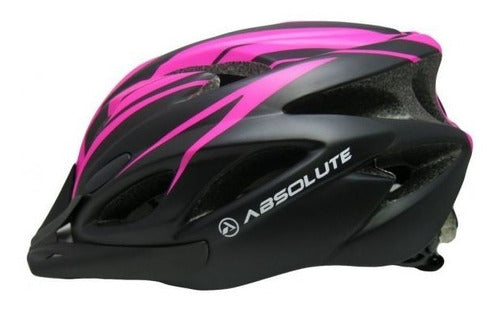 Capacete Ciclismo Absolute Nero Com Pisca Led Bike Mtb Speed