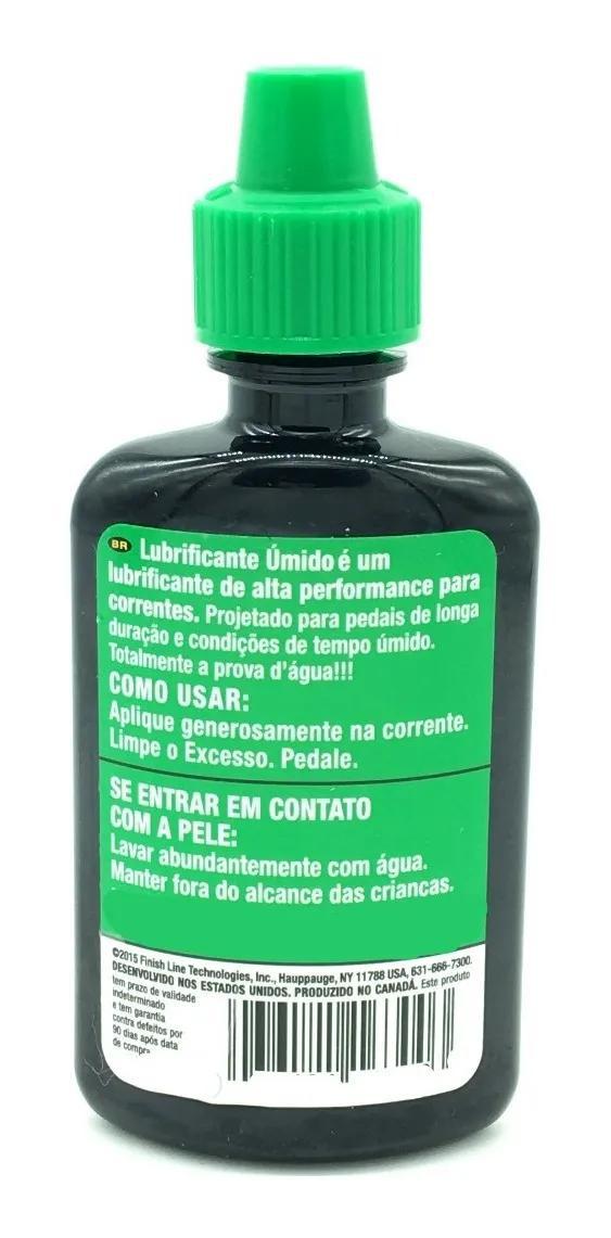 Oleo Lubrificante De Corrente Finish Line Wet Umido 60ml