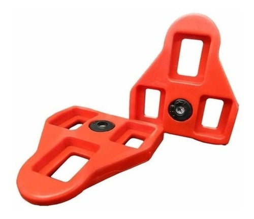 Taquinho Bicicleta Bike Rc-5 Para Look Delta 9º Vermelho