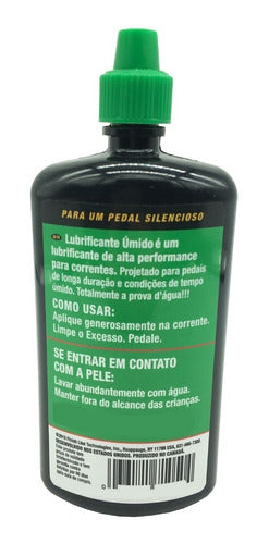 Óleo Lubrificante De Corrente Finish Line Wet Úmido 240ml Nf