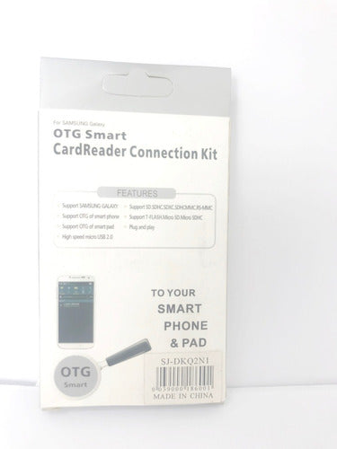 Adaptador Micro Usb V8 Samsung Otg Smart Card Leitor Cartao