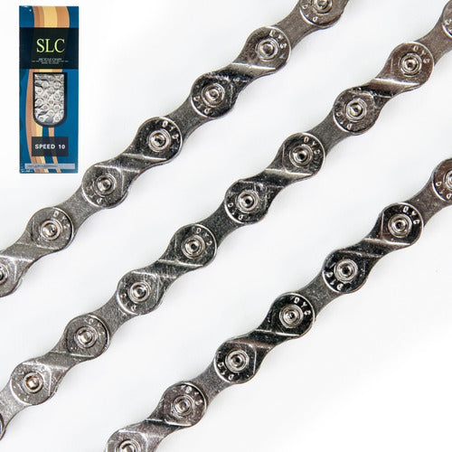 Corrente 1/2x11/128x116 Dx10 10 Velocidades Cromada Slc