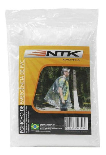 Capa De Emergencia Poncho Para Chuva Nautika