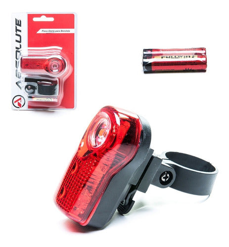 Sinalizador Bike Led Traseiro Absolute Pisca Alerta 3 Led Jy